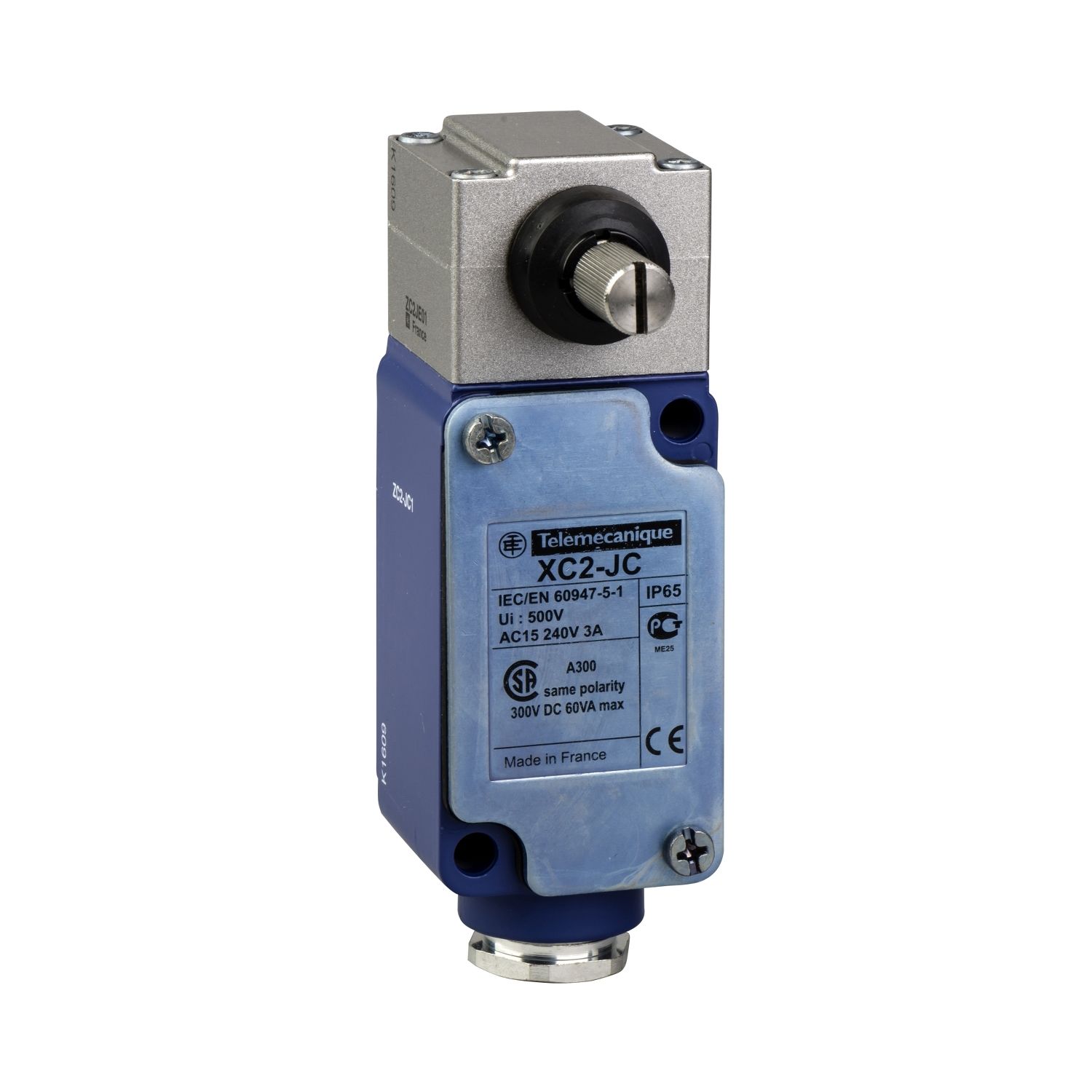 Telemecanique – XC2JC10151 Limit Anahtarı – Çelik Kare Çubuk Manivela – 1 K/A
