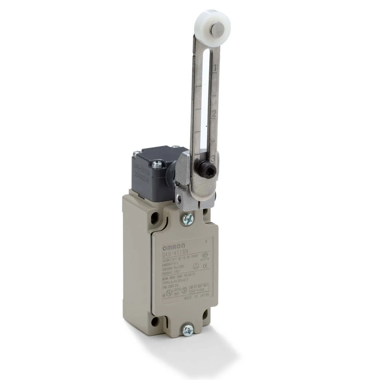 Omron – D4B-4116N Güvenlik Limit Switchi, D4B, M20, 1NC/1NO (Hızlı Kapama)