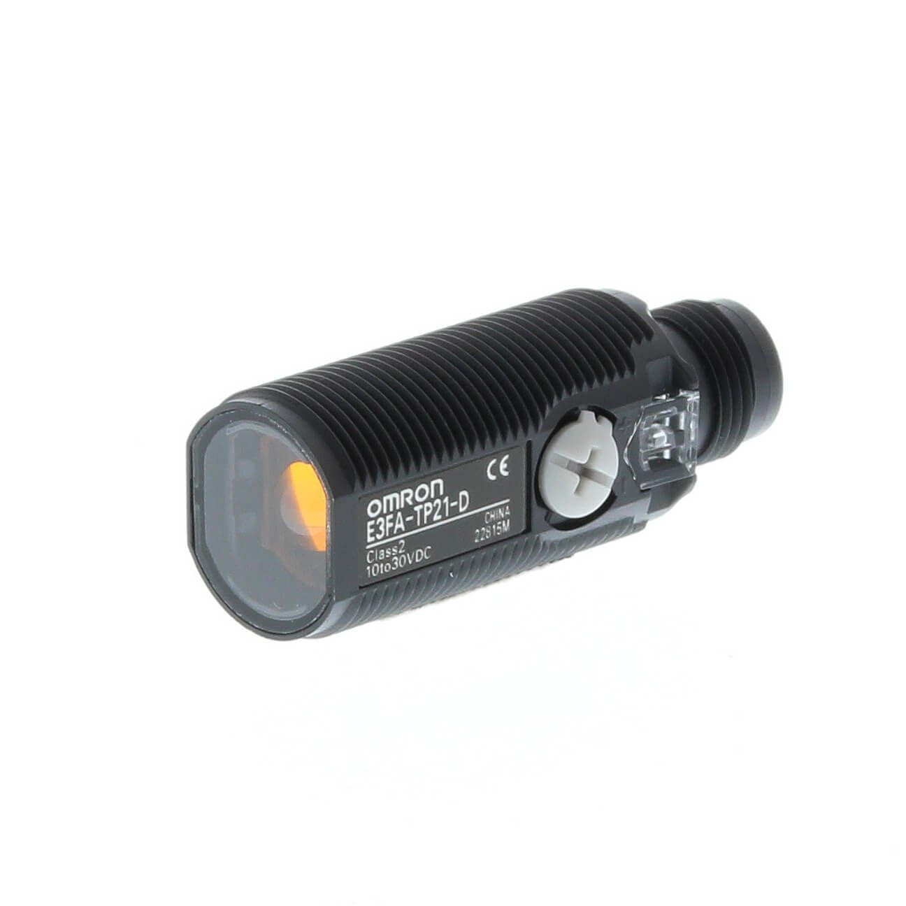 Omron – E3FA-TP21-D Fotoelektrik Sensör, M18 Aksiyel, Plastik Gövde, Kırmızı LED