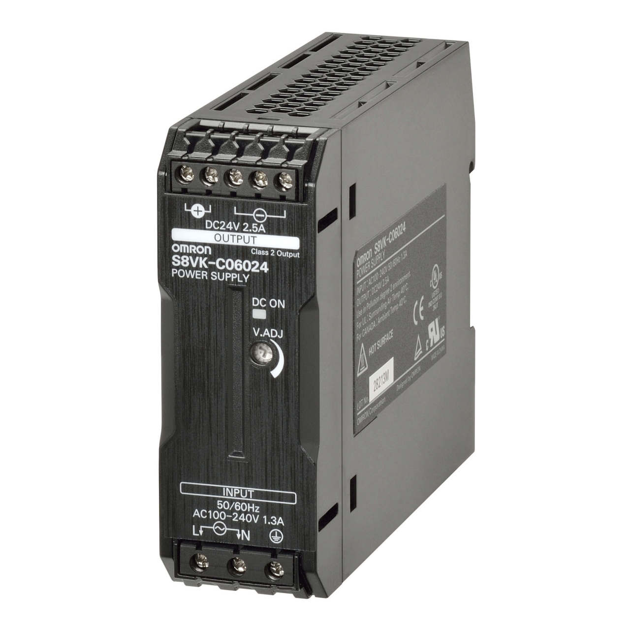 Omron – S8VK-C06024 Kitap Tipi Güç Kaynağı, LITE, 60 W, 24VDC, 2.5 A
