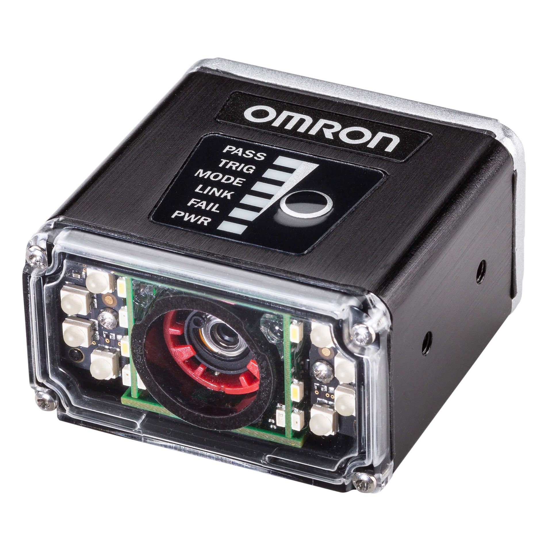 Omron – V430-F000L12M-SRX V430 Kod Okuyucu, 1,2 MP Tek Renkli, Uzun Menzilli