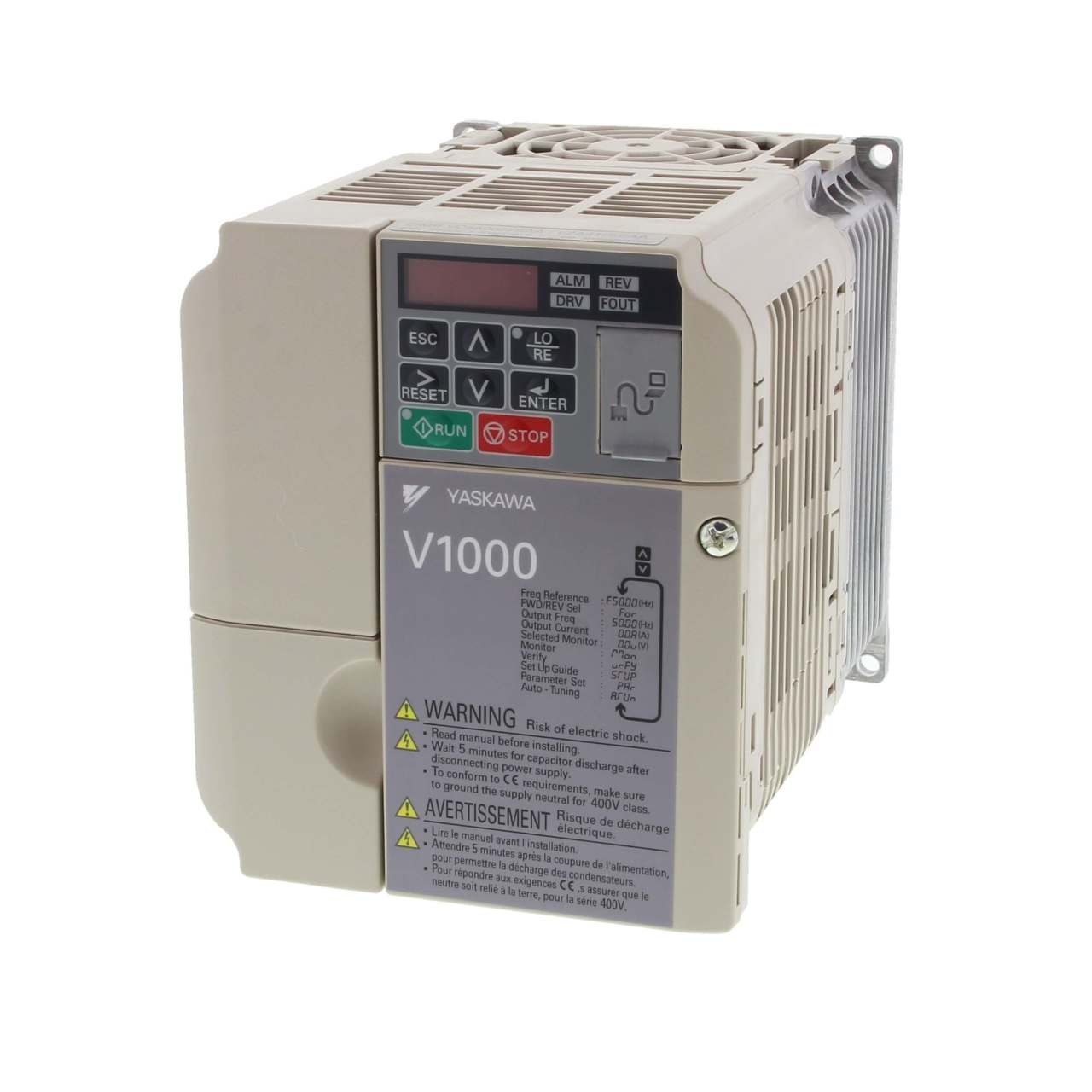 Omron – VZA40P7BAA V1000 İnvertör, 3~ 400 VAC, 1.1 kW, 3.4 A, Sensörsüz Vektör