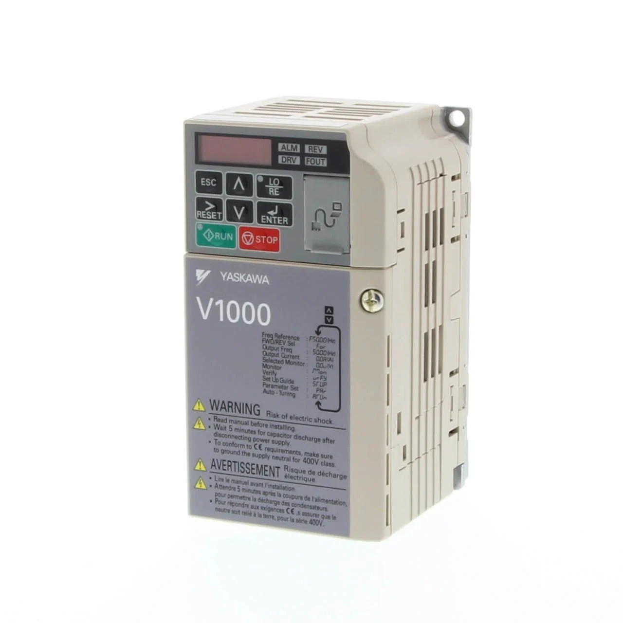 Omron – VZAB0P2BAA V1000 İnvertör, 1~ 200 VAC, 0.25 kW, 1.6 A, Sensörsüz Vektör