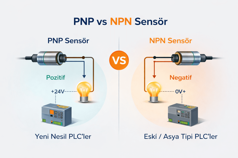 PNP ve NPN Sensör Nedir? Aralarındaki Farklar ve Doğru Seçim