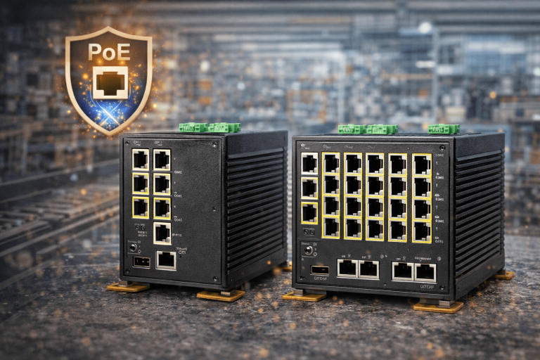 PoE Destekli Endüstriyel Ethernet Switch Modelleri