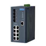 Advantech EKI-7712F Yönetimli L2 Endüstriyel Switch