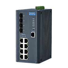 Advantech EKI-7712F Yönetimli L2 Endüstriyel Switch