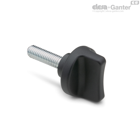 Elesa+Ganter CT-FG.25-SST-P-M5X16 Kanatlı Topuz