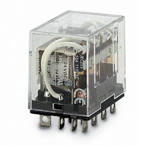 Omron LY4I4N 230VAC LED Göstergeli Test Butonlu 4PDT Röle