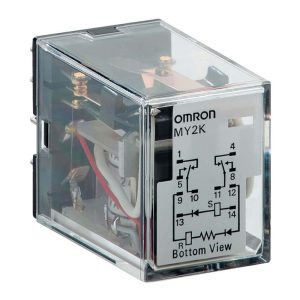 Omron MY2K-US 12VDC Kilitlemeli Plug-in Güç Rölesi