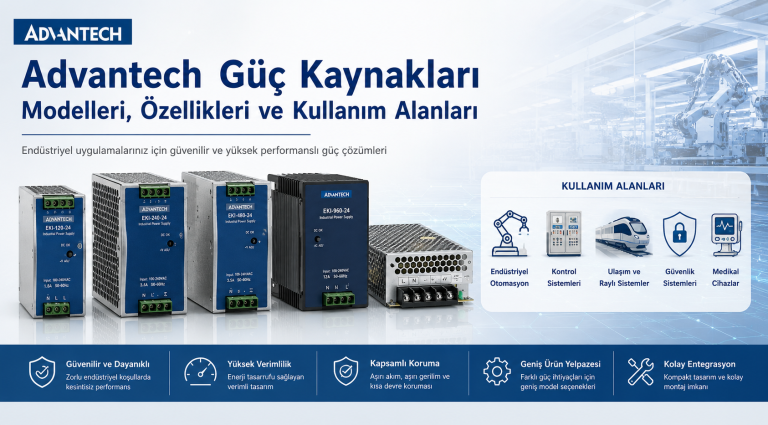 Advantech Güç Kaynakları Modelleri, Özellikleri ve Kullanım Alanları