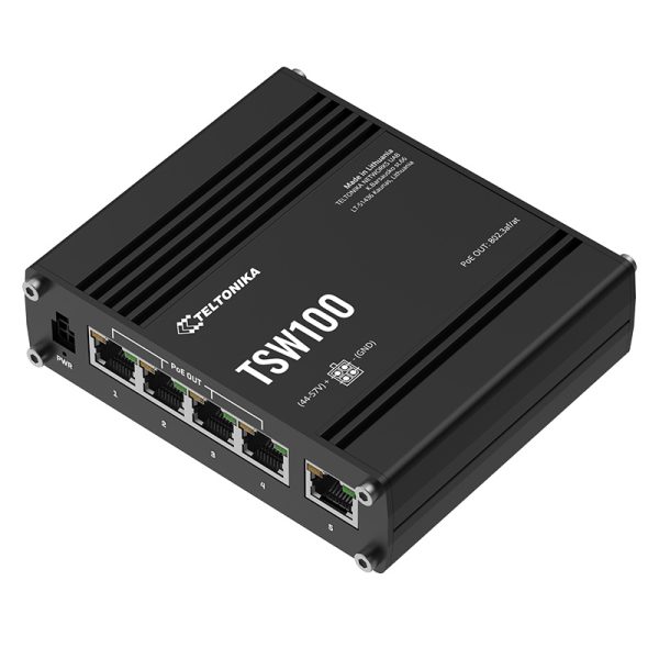 Teltonika TSW100 - Gigabit Ethernet Switch (10/100/1000)